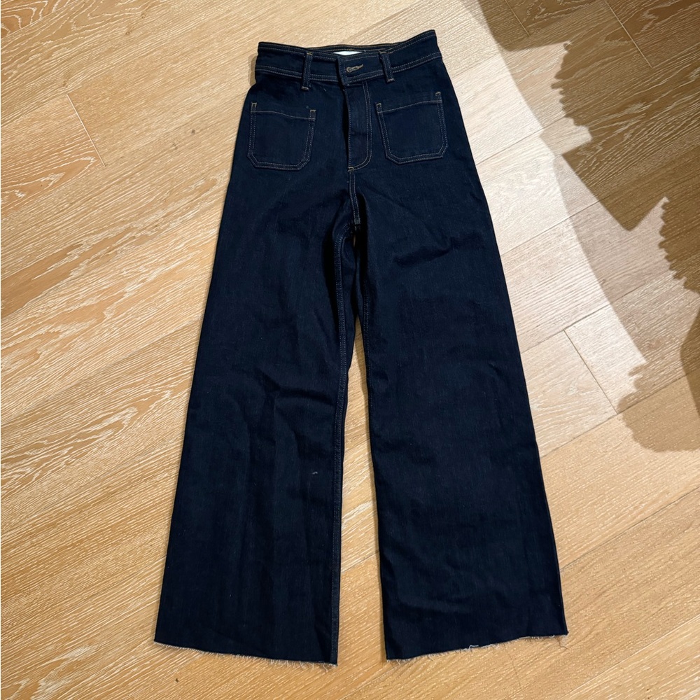 Zara sailor high rise jeans